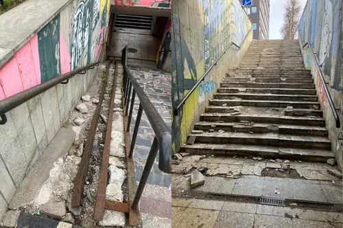 Savanorių pr. požeminė perėja / Skaitytojų nuotr.