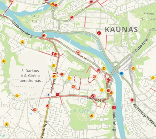 Spūstis / „Waze“ nuotr.