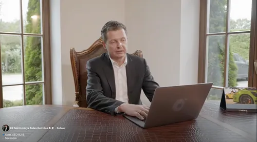 | Stopkadras iš Aido Gedvilo rinkiminio klipo