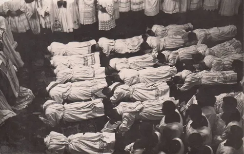 Kunigystės šventimai, 1944 m. / Kauno arkivyskupijos archyvas