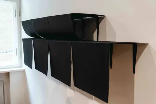 Alvės Skauronaitės kūrinys „Palimpsestas“ / V. Mantrimo nuotr.