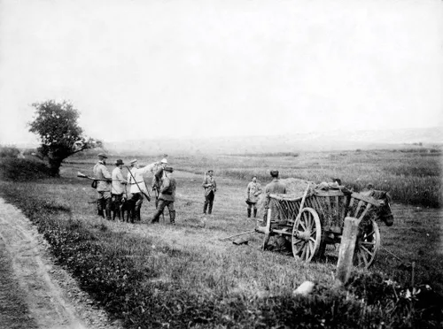 Benediktas Henrikas Tiškevičius. Ančių medžioklė Raudondvario apylinkėse. 1898 m. liepos mėn. Iš Kauno rajono muziejaus rinkinių. Publikuojama pagal PD licenciją