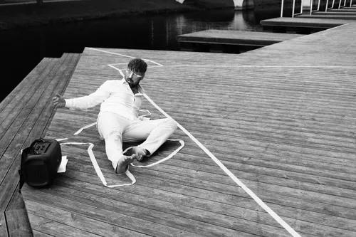 A. Ovčinnikovo pasirodymas „Not the End" /  V. Vilkelytės nuotr.