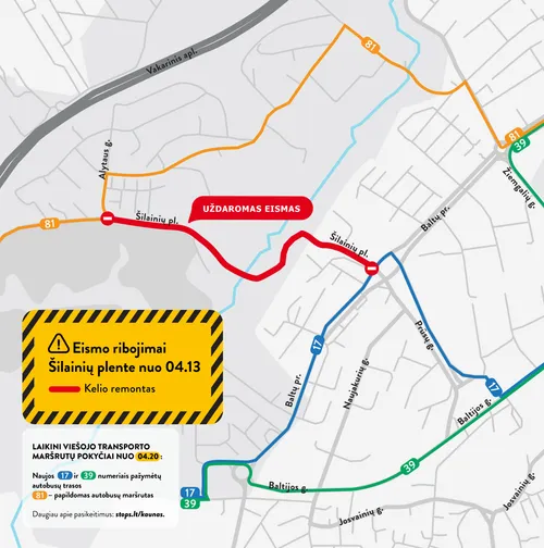Eismo ribojimų schema