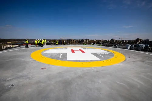 Sraigtasparnių nusileidimo aikštelė / Kauno klinikų nuotr.