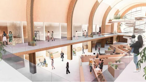 Kauno Stoties turgaus vizualizacija / Kauno miesto savivaldybės nuotr.