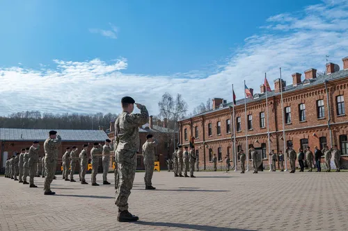 Rikiuotė Kaune / gr. Ž. Ruseckaitės / Lietuvos kariuomenės nuotr.