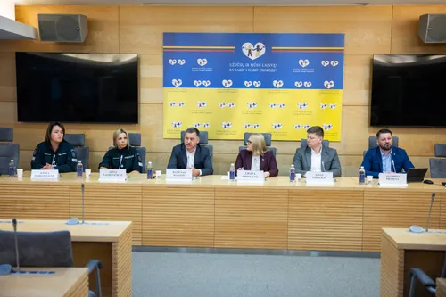 Seimo narės Ligitos Girskienės spaudos konferencija „Gyventojų finansinio saugumo stiprinimas: kaip apsaugoti gyventojų lėšas nuo sukčiavimo grėsmių?“. ELTA / Andrius Ufartas