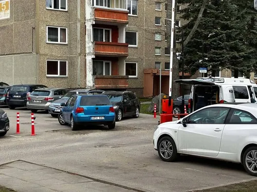 Sulaikymas S. Žukauusko g. / Skaitytojo nuotr.