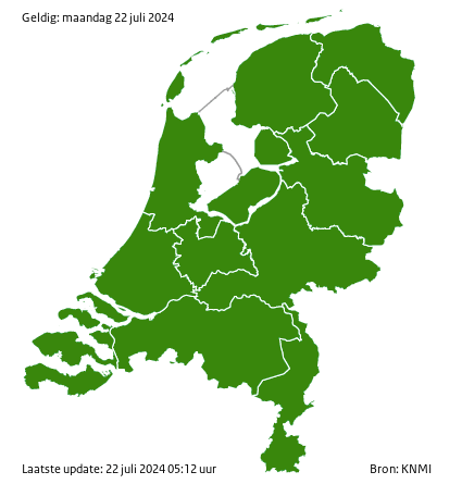 waarschuwing land 0 new