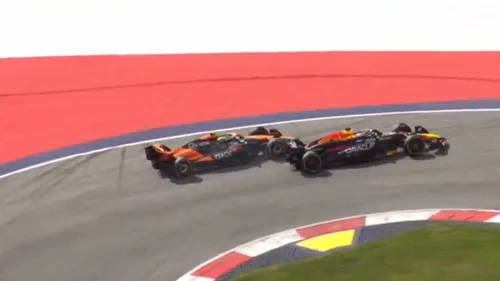 max verstappen land norris lekke band