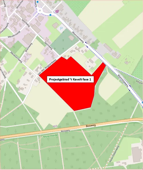 projectgebied t kavelt fase 1