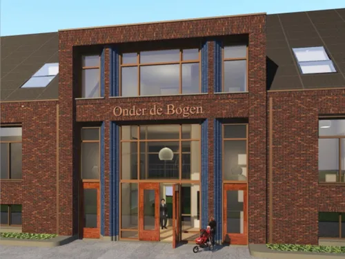 extra schoolgebouw onder de bogen foto 3