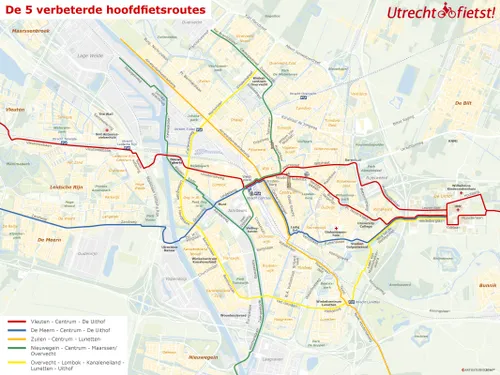hoofdfietstroutes groot