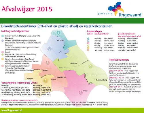 afvalwijzer 2015 inzamelgebieden