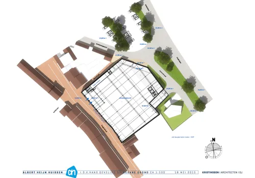 albert heijn huissen schets 2