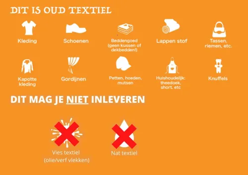 textielafvaltextielracewel en niet inleveren