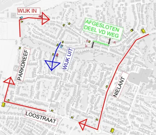 wegwerkzaamhedenholthuizerdreef