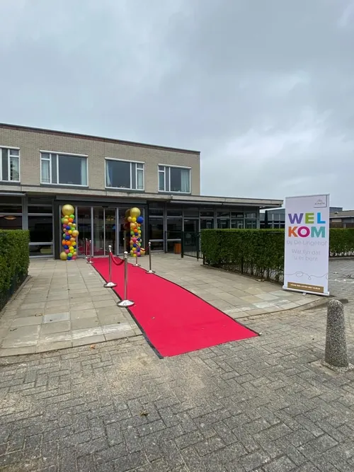 welkom rode loper ligt uit