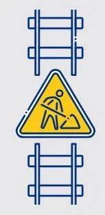 NS. Werkzaamheden aan het spoor NS