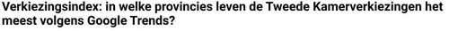 Google trends.verkiezingen