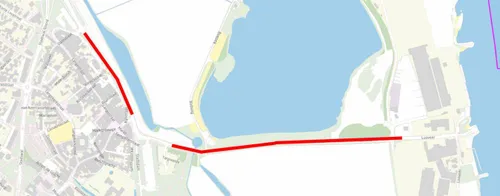 Wegwerkzaamheden Looveer en Stadsdam Huissen Gemeente Lingewaard