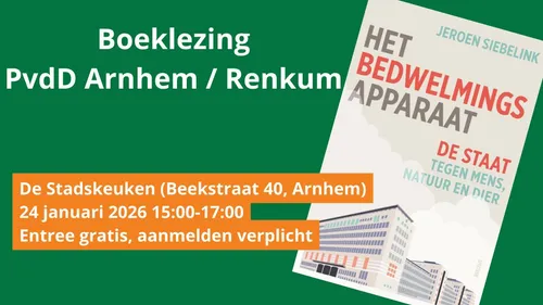Boeklezing PvdD Arnhem Renkum