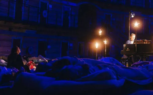 Matthäus-Passion als lig-concert in de Koepelgevangenis