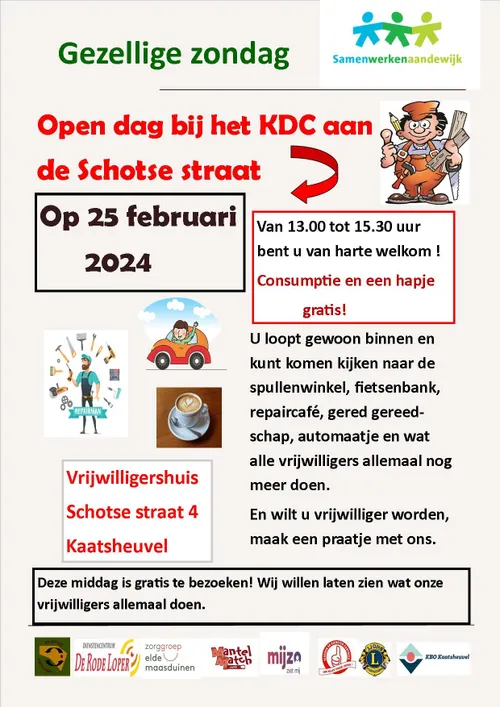 gezellige zondag kdc open middag 25 02 2024
