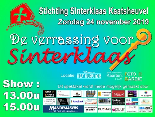 poster 2019 verrassing voor sinterklaas
