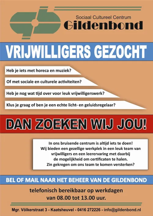 vrijwilligerswerving flyer a53 enkel