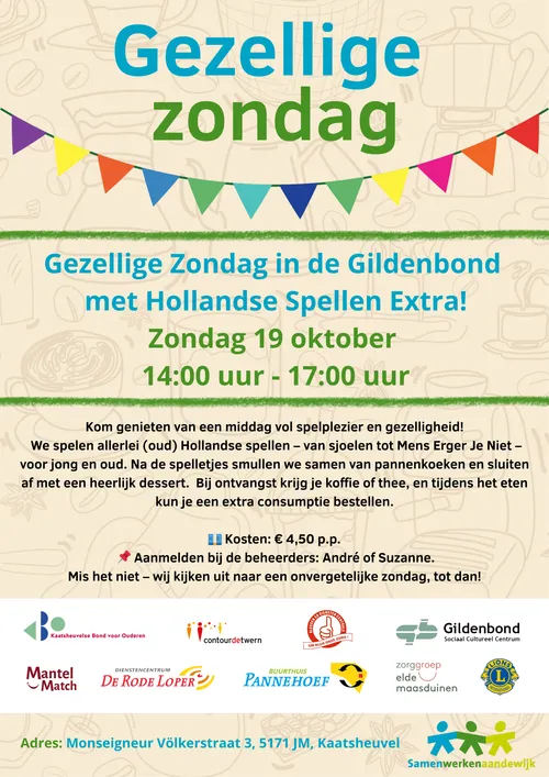 Gezellige zondag De Gildenbond