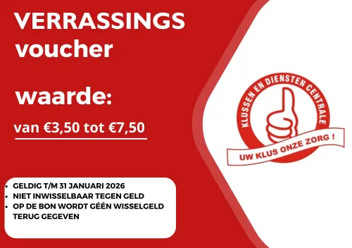 KDC verrassingsvoucher met waarde