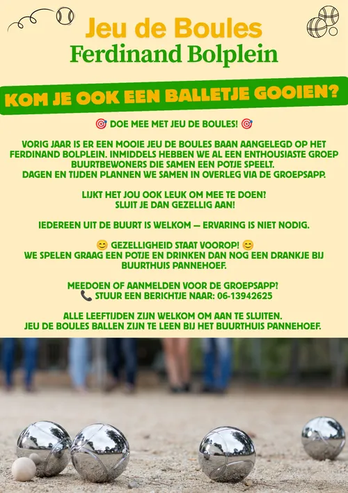 Jeu de boules buurthuis (1)