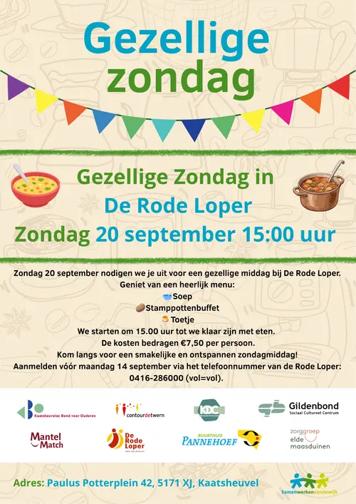 De Gezellige Zondag in De Rode Loper