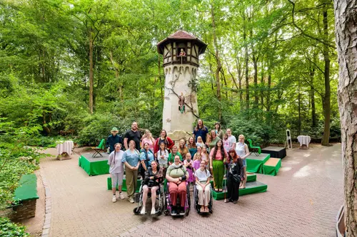 Efteling - Dag van het Sprookje - Haardonatie groepsfoto