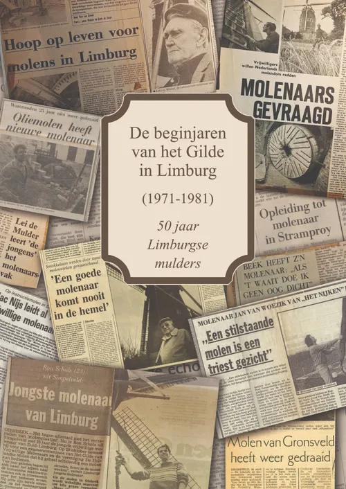 PB HKL Voorkant Jubileumboek - Ontwerp Marko Barendregt, Limburgse Molens