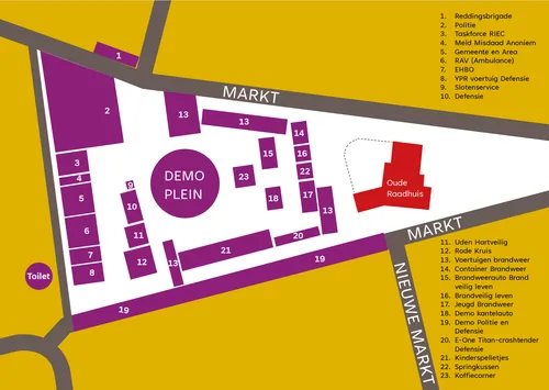 plattegrond veiligheidsdag uden 2024