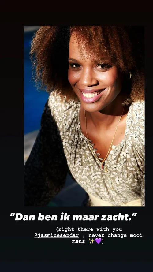 jasmine sendar instagram in het zonnetje door jan kooijman