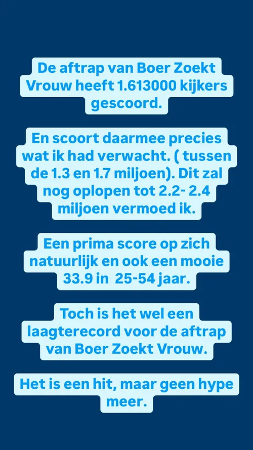 dit zegt tina nijkamp over de kijkcijfers van boer zoekt vrouw