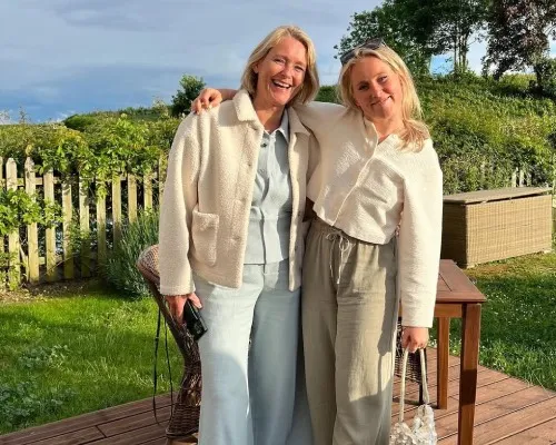 Antoinette Hertsenberg met haar dochter