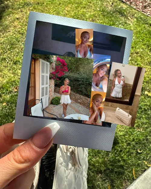 emma heesters heeft het warm en draagt weinig in deze fotos