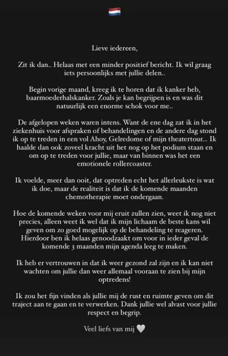 emma heesters schokt met slecht nieuws nachtmerrie van elke vrouw