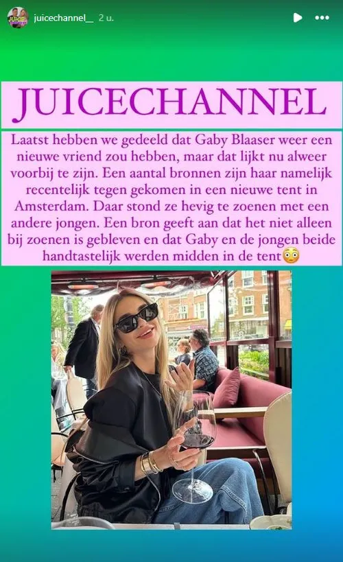 gaby blaaser heeft wilde nacht in drukke nachtclub met vreemde man