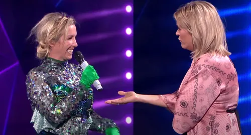 Karen met Kathleen na ontmaskering bij The masked singer