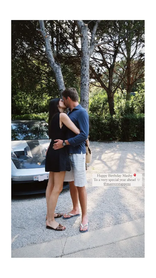 kelly piquet deelt prive foto met jarige max verstappen