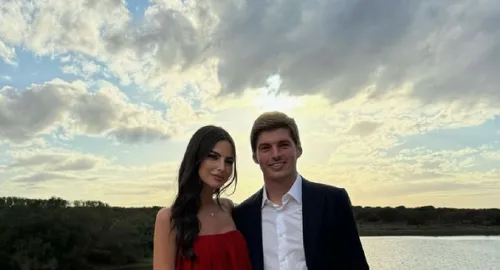 kelly piquet samen met Max Verstappen