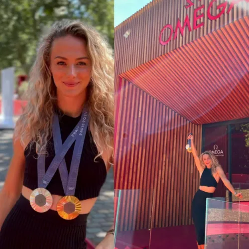 lieke klaver laat zichzelf helemaal zien in strak setje