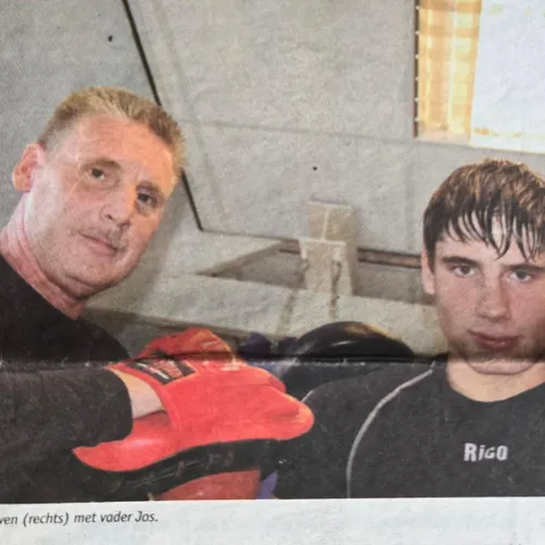 rico verhoeven met zijn vader