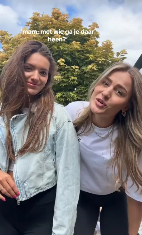 schaatssters pien hersman joy beune en robin groot plaatsen veel tiktok videos samen